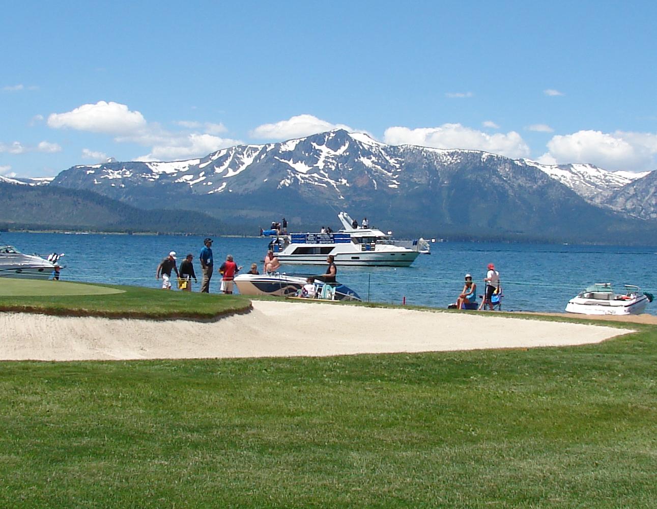 Tallac Cross with heavy snow in summer, 2011