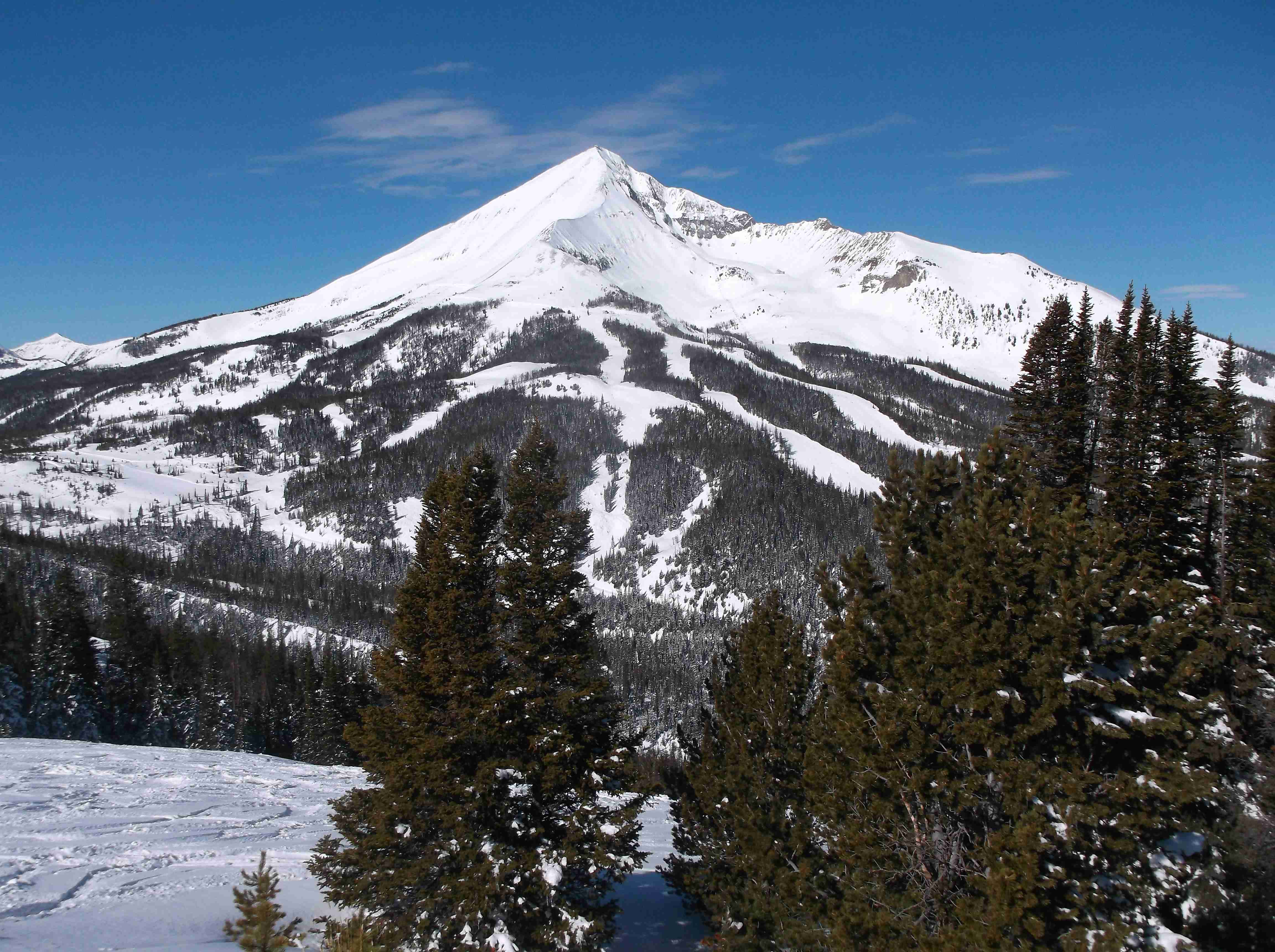 Trails beneath Lone Peak