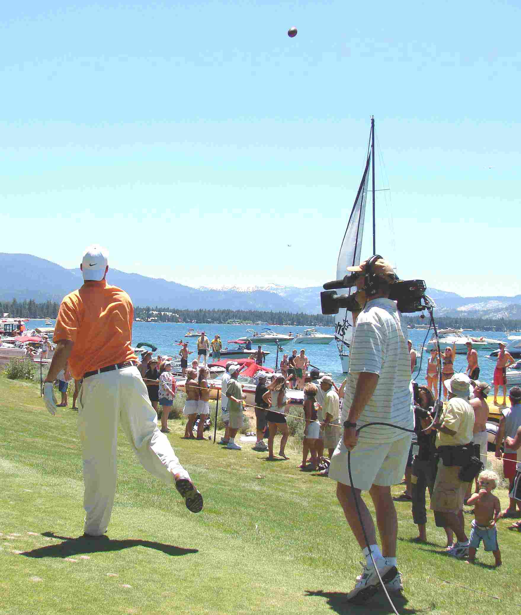 Rothlis throws to a fan