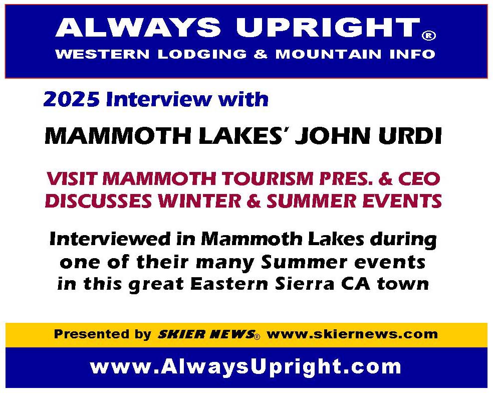 Easy Flight Acces to Mammoth Mountain
