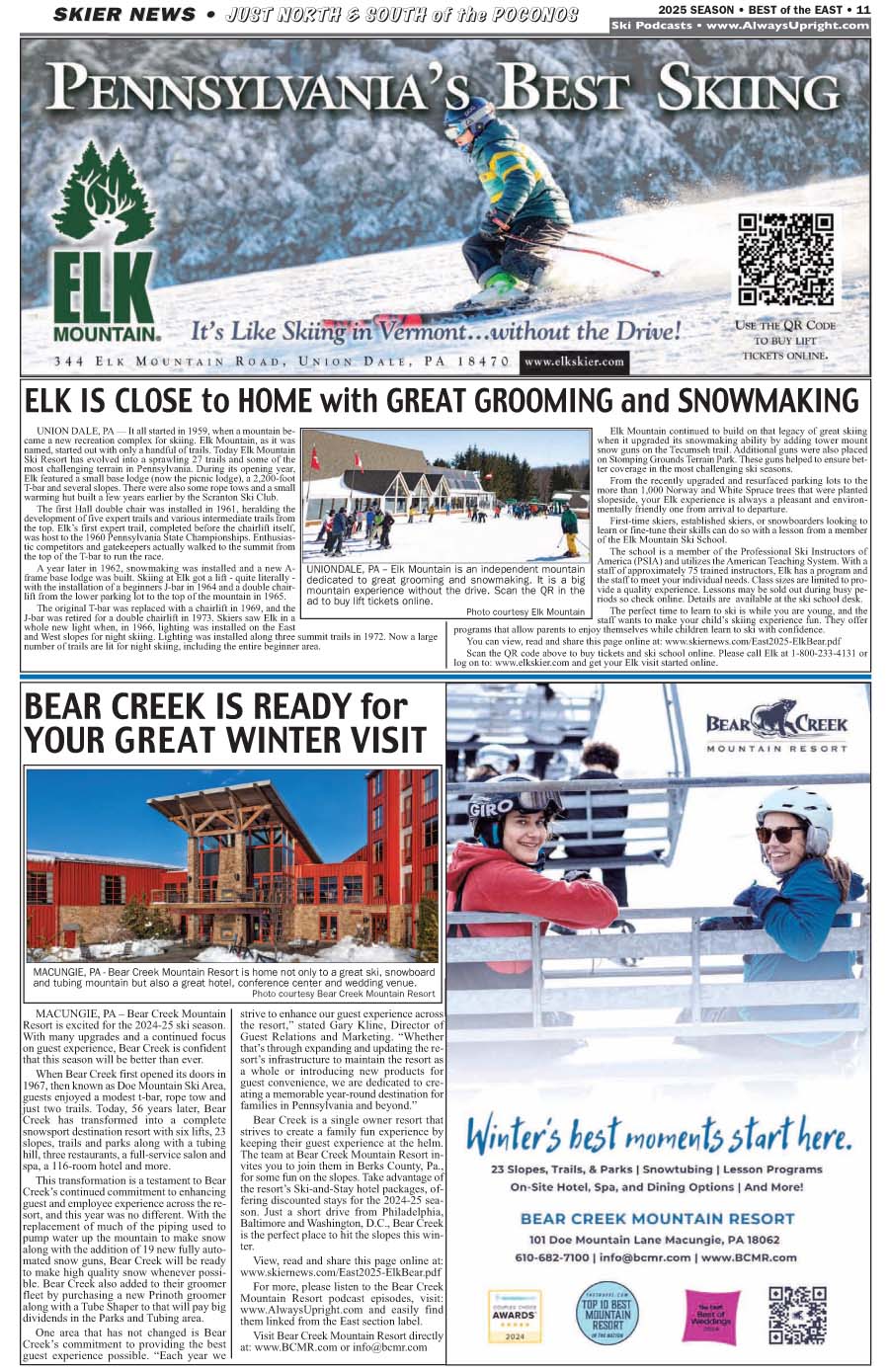 Elk Maountain and Bear Creek