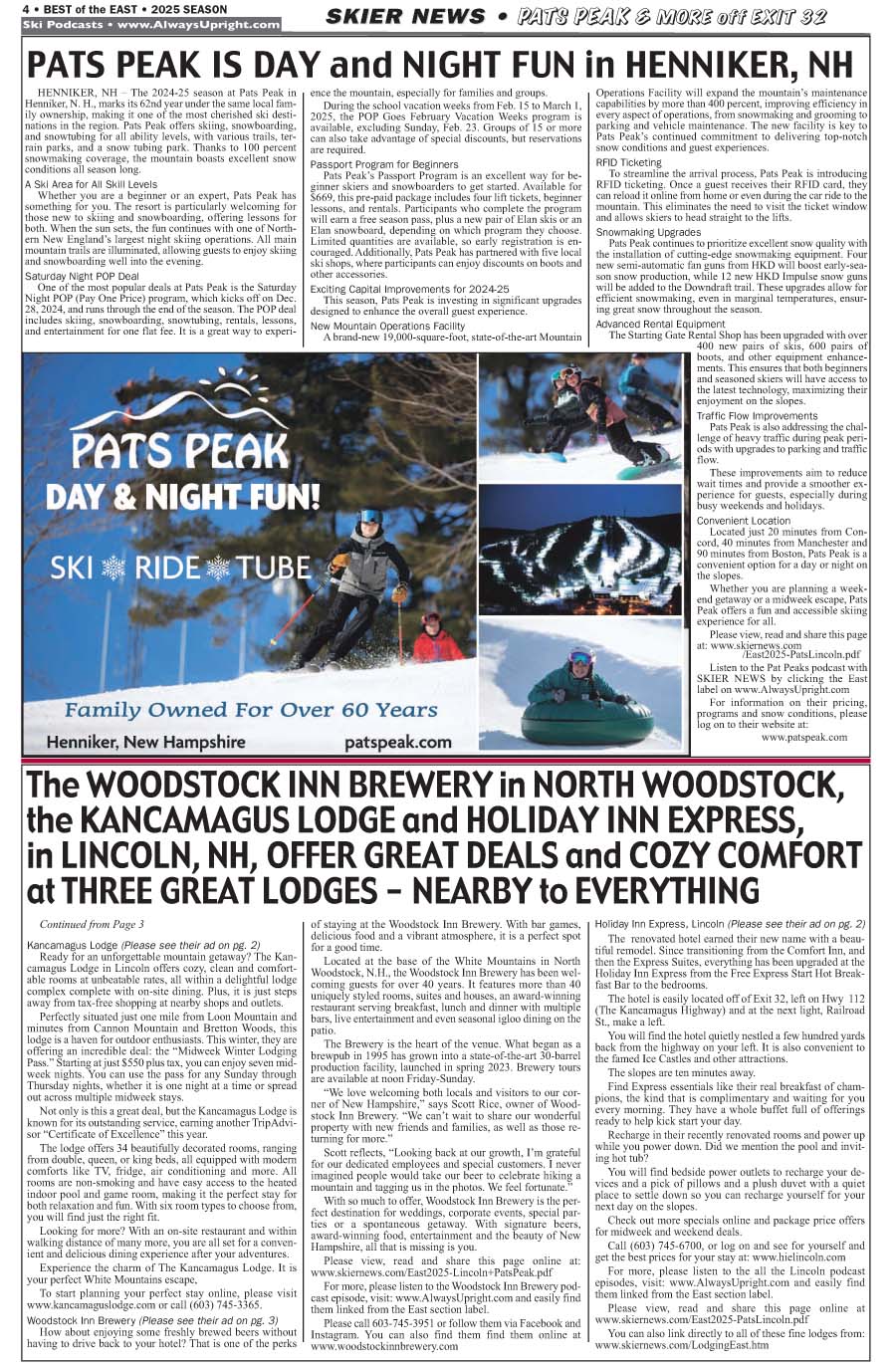 Lincoln Lodging & Pats Peak