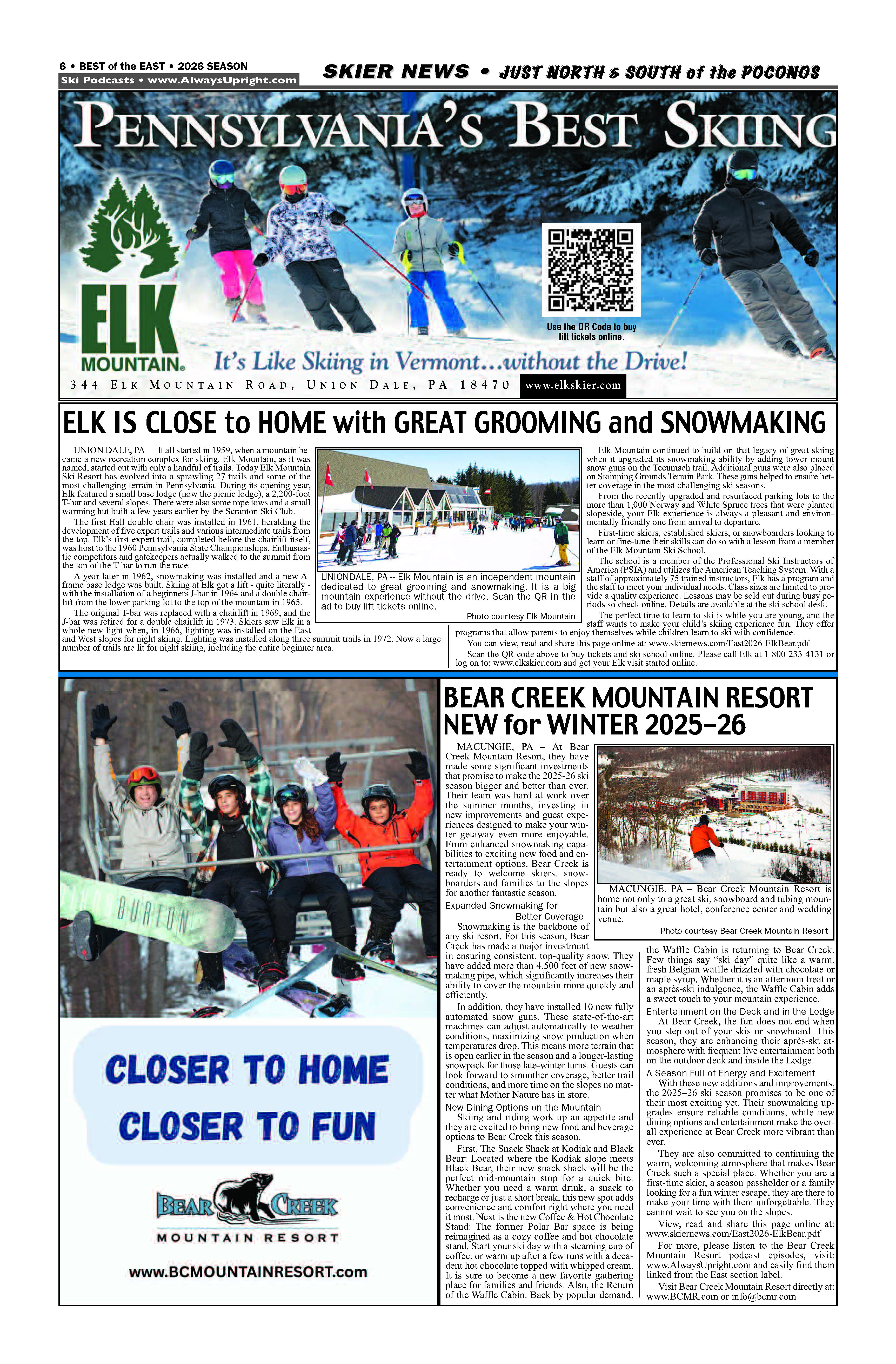 Elk Maountain and Bear Creek