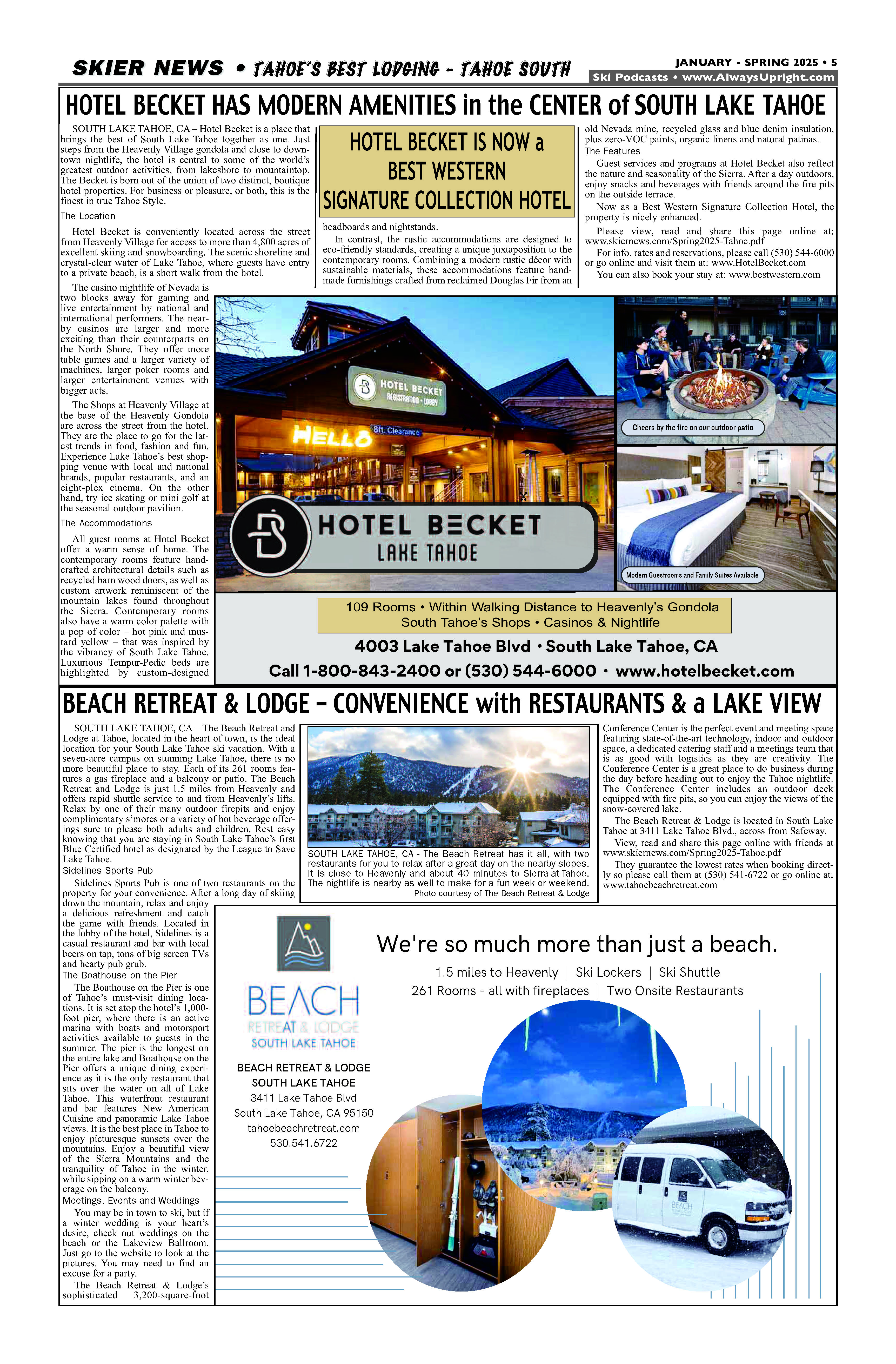 South Tahoe Info
