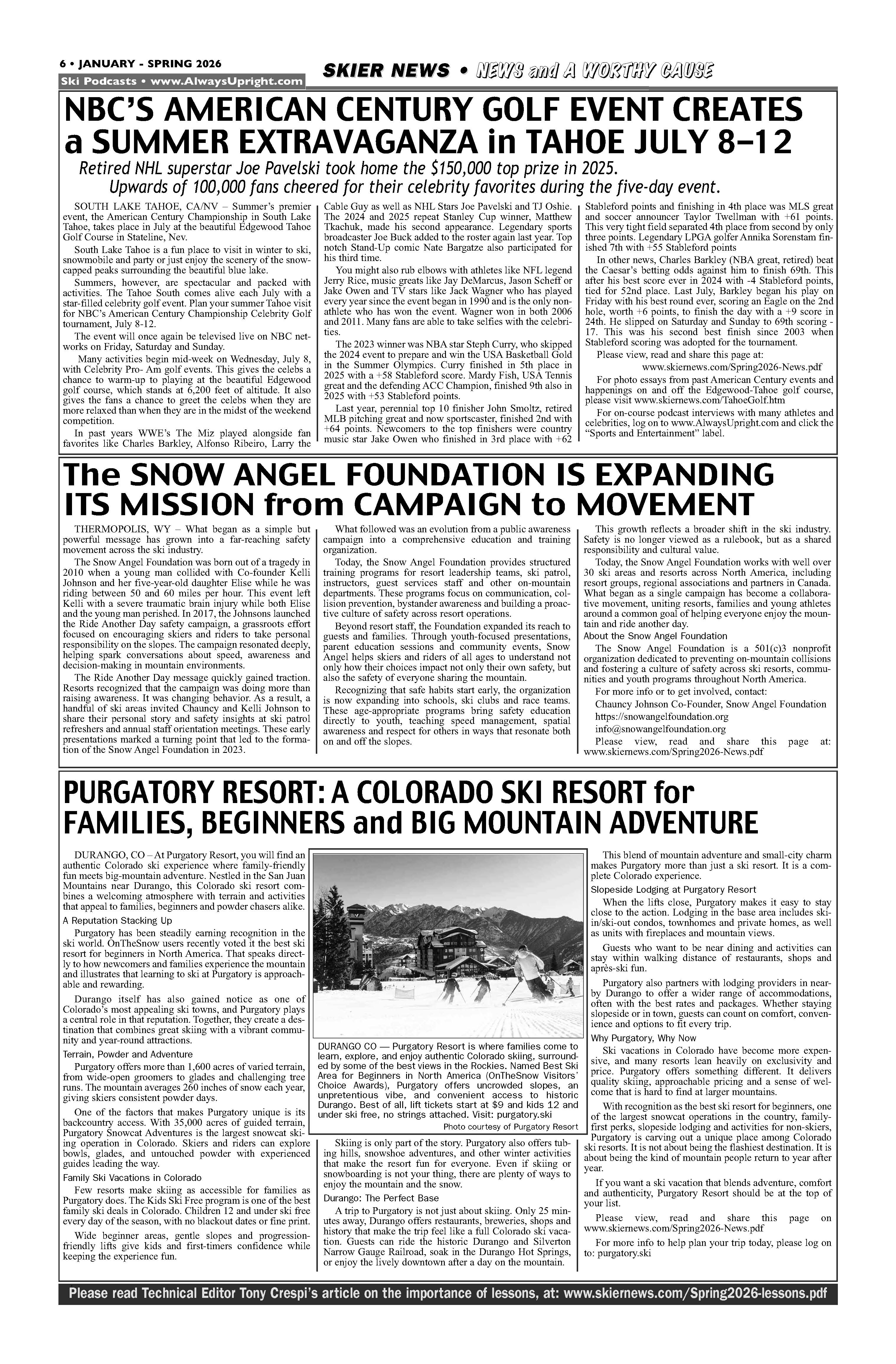 Purgatory Resort info