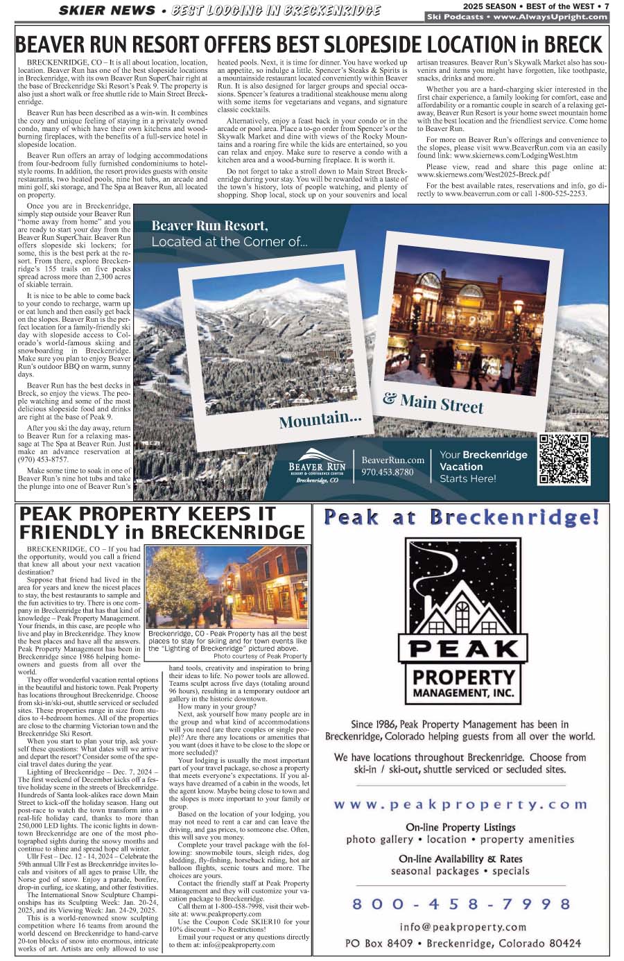 Beaver Run & Peak Property
