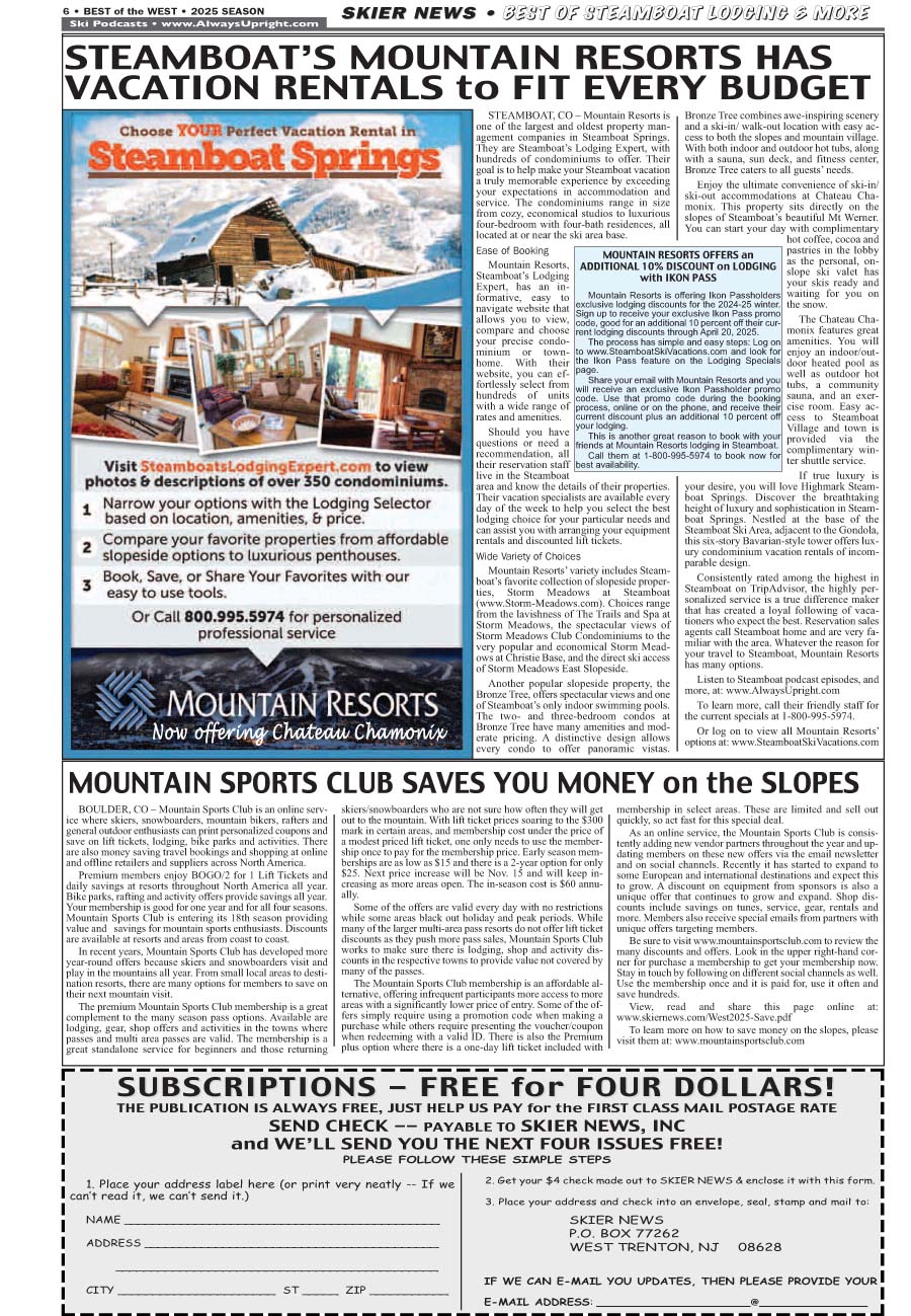 Resort Group Lodging & Mountain Club